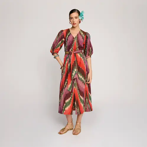 BYAN - Vestido 100% Algodón Mujer