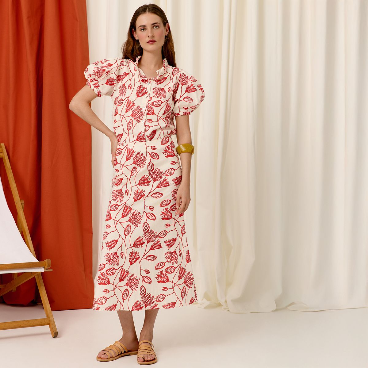 BYAN - Falda Dunas Lino Mujer Byan