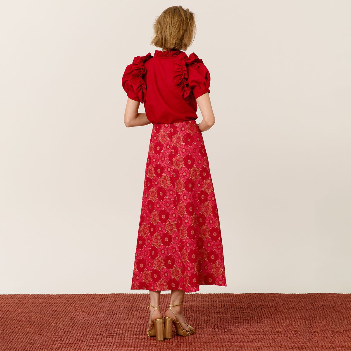 BYAN - Falda Ebora Midi Mujer Byan