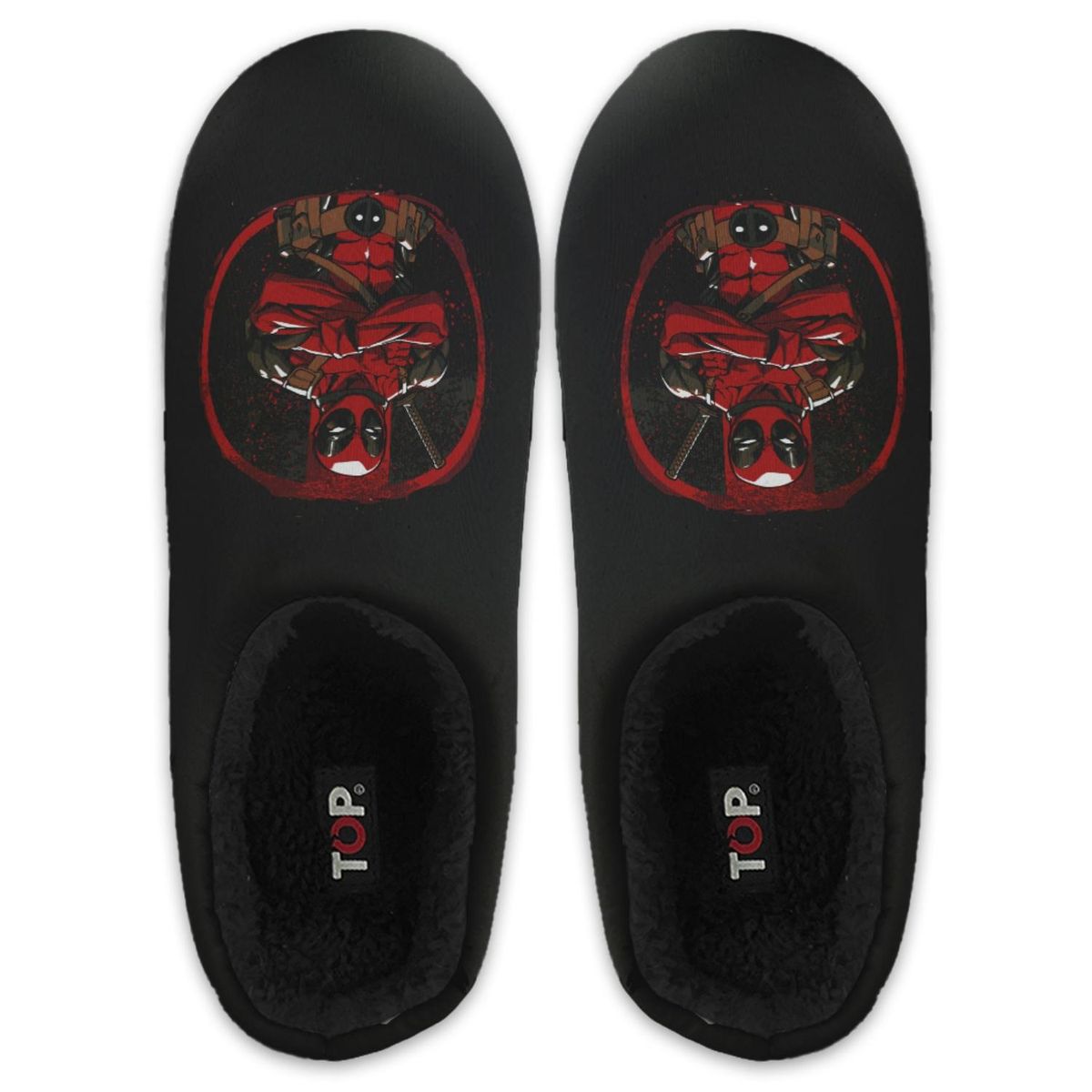 TOP - Pantufla Deadpool Hombre Top