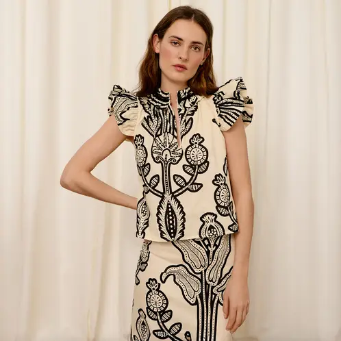 BYAN - Blusa Sintra 100% Algodón Mujer