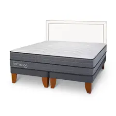 CIC - Cama Europea Vienna Dual King Respaldo Danubi