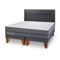 Cama Europea Vienna Dual 2 Plazas Respaldo Milan