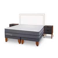 Cama Europea Vienna Dual 2 Plazas Set Danubio