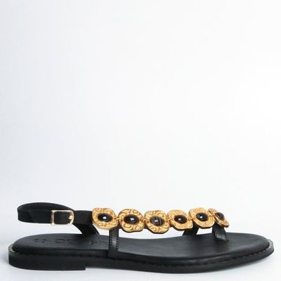 Imagen 2 del producto Sandalia Mujer Cuero Negro