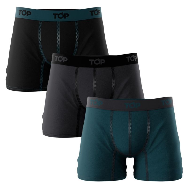 TOP - Pack de 3 Bóxer Algodón Hombre Top