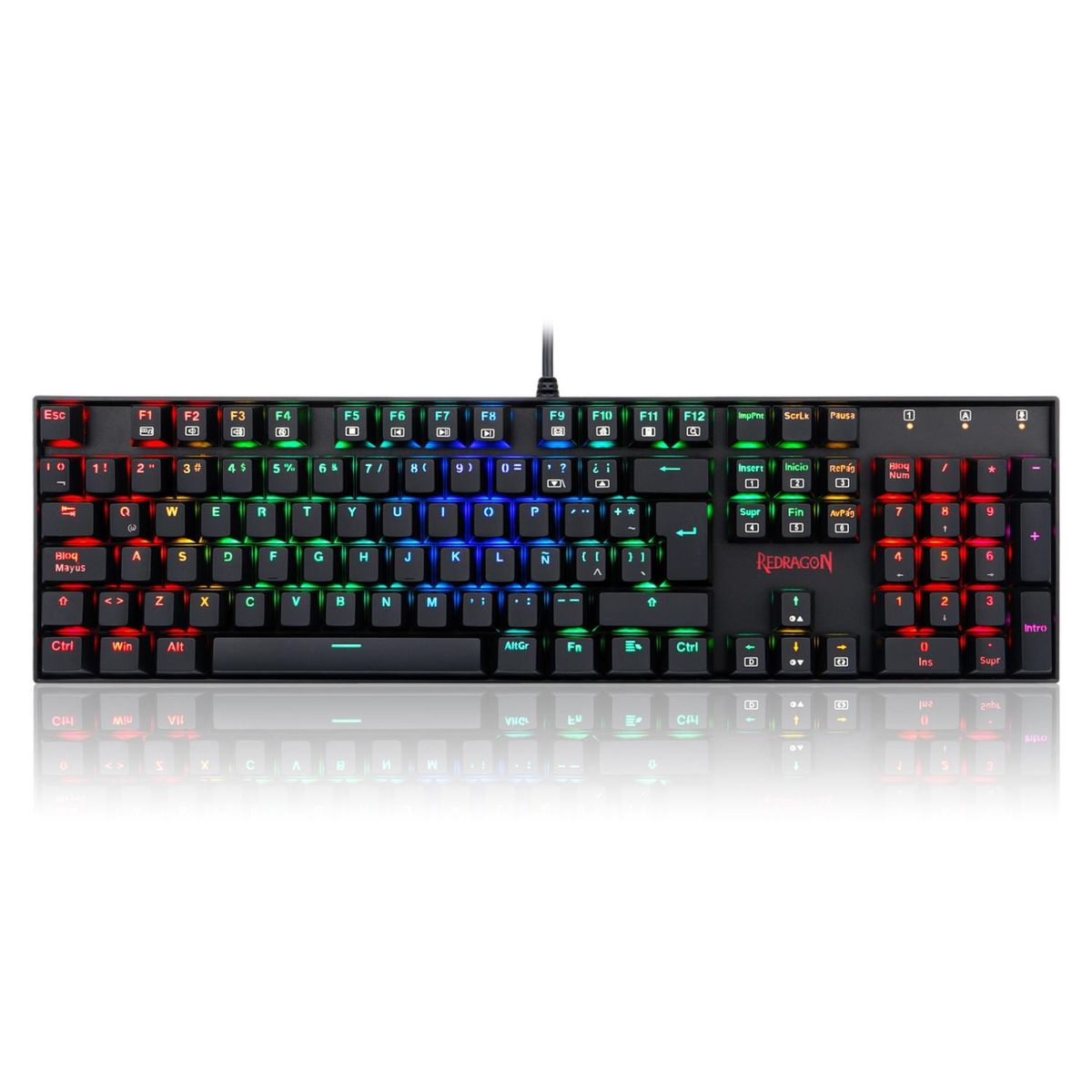 REDRAGON - Teclado Mitra Black Mechanical Redragon