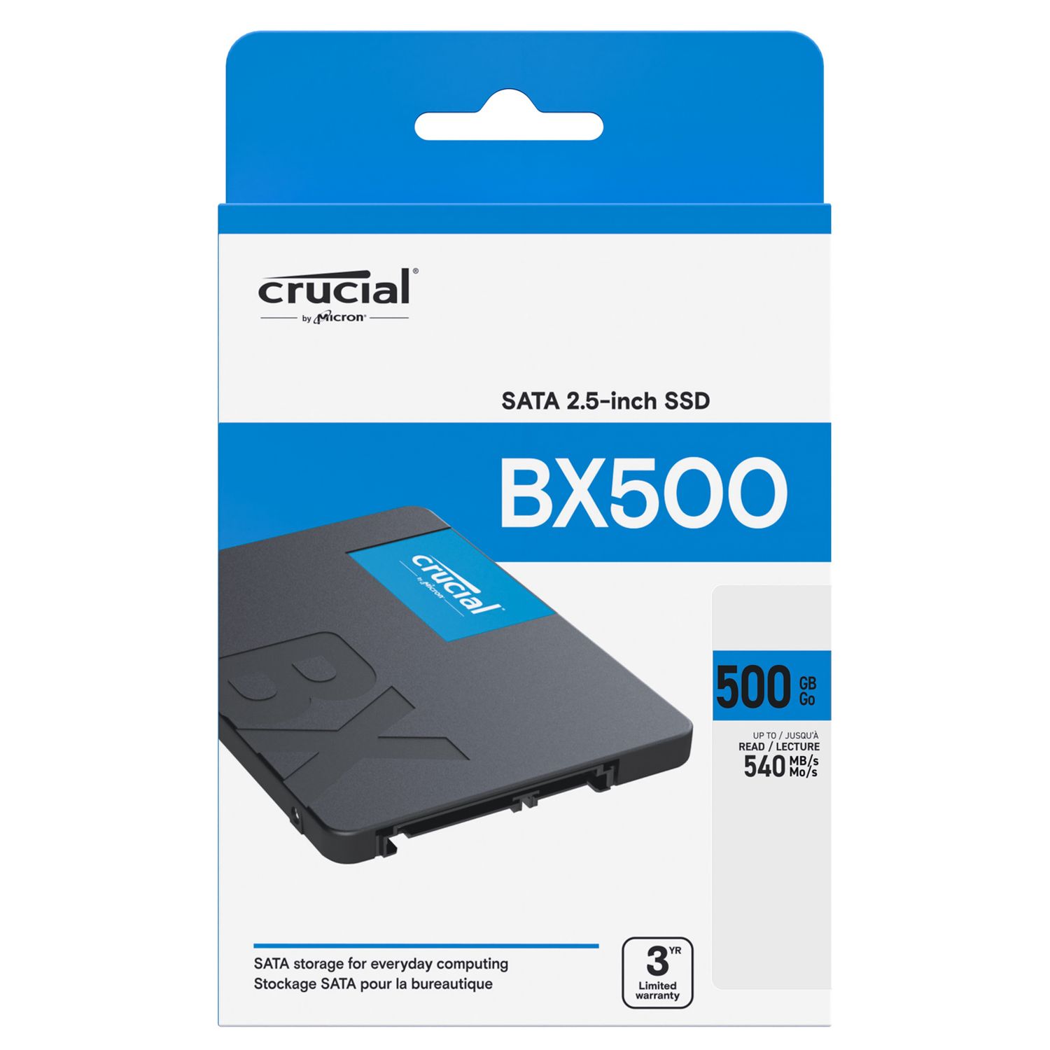 CRUCIAL Ssd Crucial Bx500 500Gb 3D Nand Sat | Falabella Chile