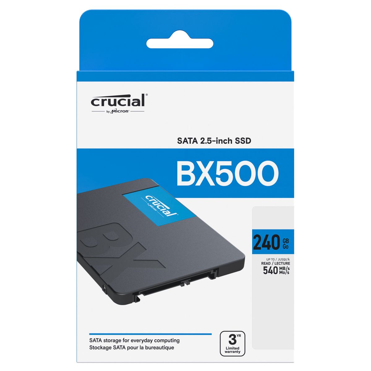 CRUCIAL - Ssd Crucial Bx500 240Gb 3D Nand Sat