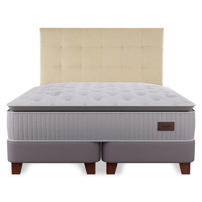 Imagen 2 del producto Cama Europea Heritage 2 Plazas Box Bd + Respaldo Design Crudo