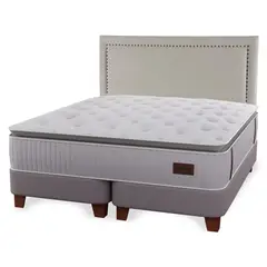 FLEX - Cama Europea Heritage Super King + Respaldo Tachas