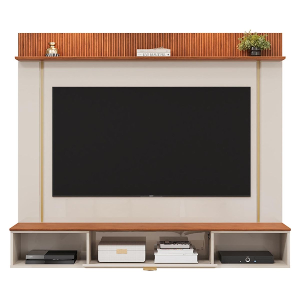 VEKKAHOME - Panel Tv Iza Beige 70" Vekkahome