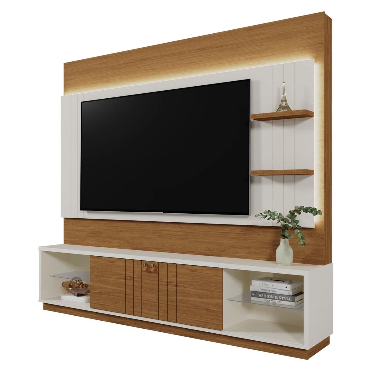 VEKKAHOME - Home Tv Guiaba Café 65" Vekkahome