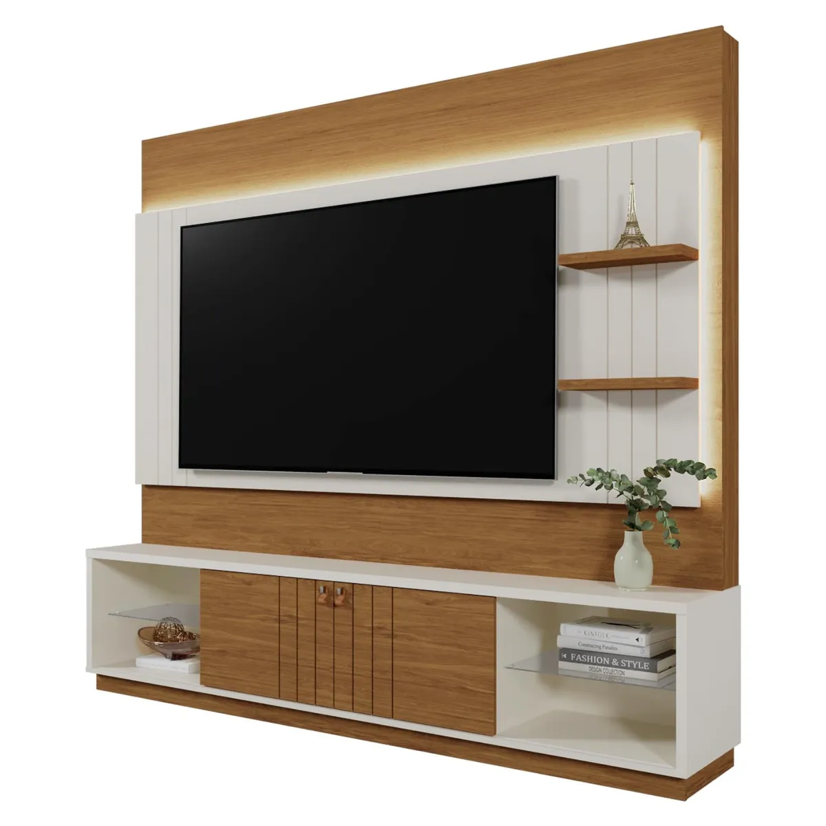 VEKKAHOME - Home Tv Guiaba Café 65" Vekkahome