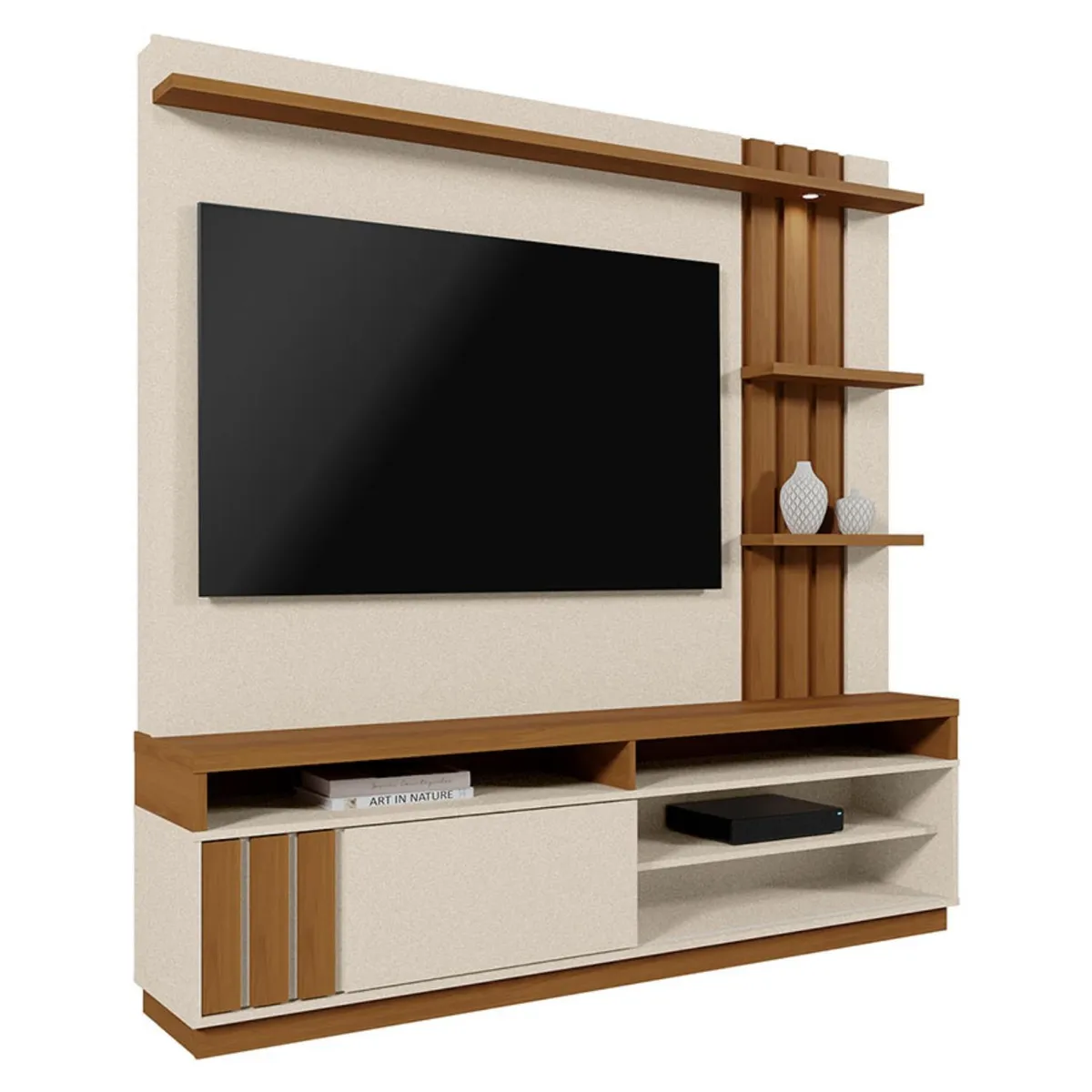 VEKKAHOME - Home Tv Mariana Beige 55" Vekkahome
