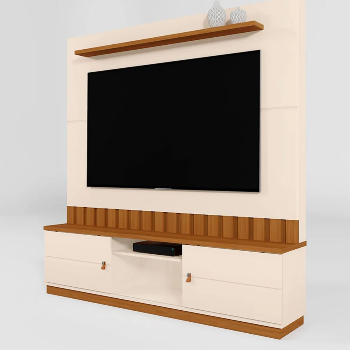 VEKKAHOME - Home Tv Florianopolis Beige 70" Vekkahome