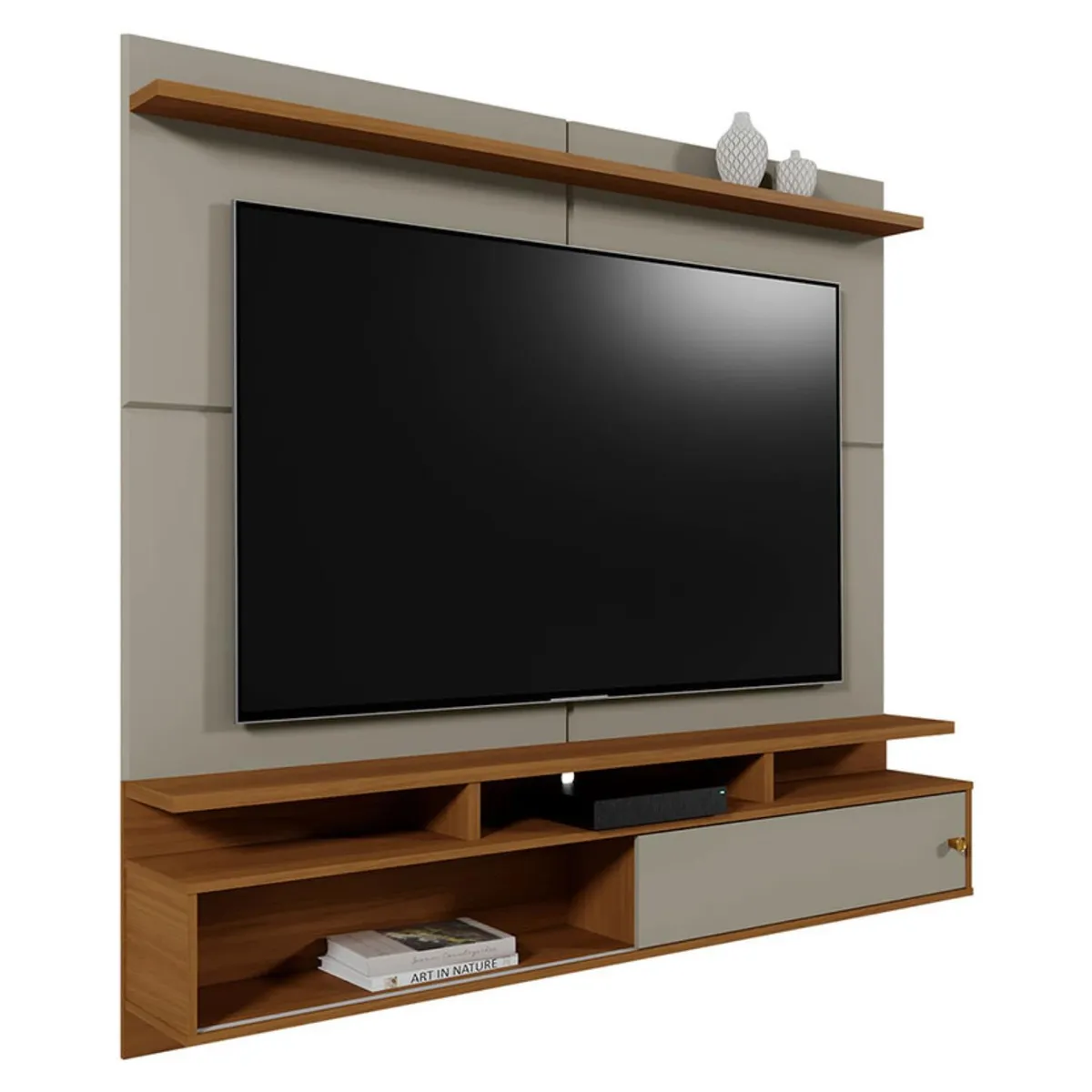 VEKKAHOME - Panel Tv Morretes Gris 70" Vekkahome