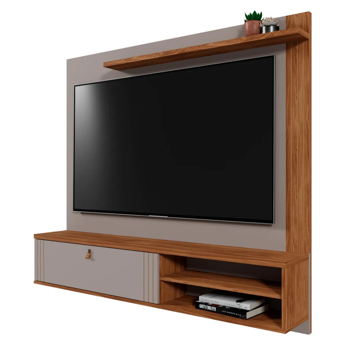 VEKKAHOME - Panel Tv Laredo Gris 65" Vekkahome