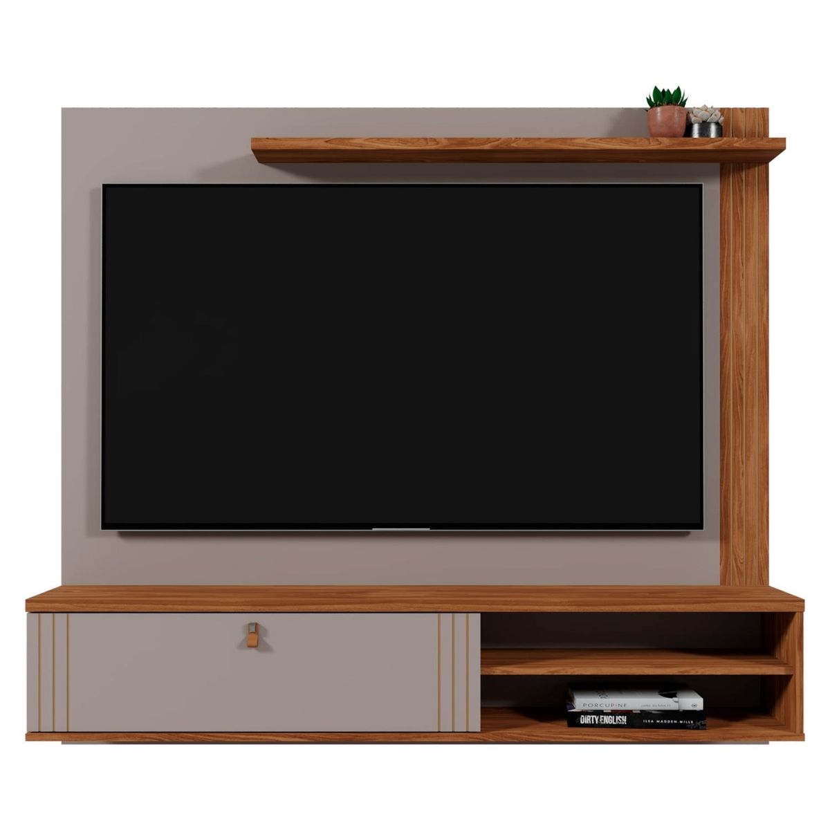 VEKKAHOME - Panel Tv Laredo Gris 65" Vekkahome
