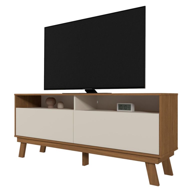 VEKKAHOME Rack Olinda Beige 75"