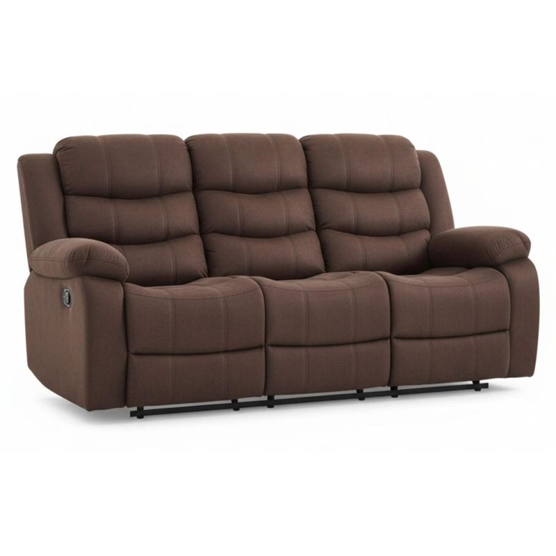 DANIELS - Sofá Reclinable 3 CuerposLaredo C/Posa Vaso Daniels