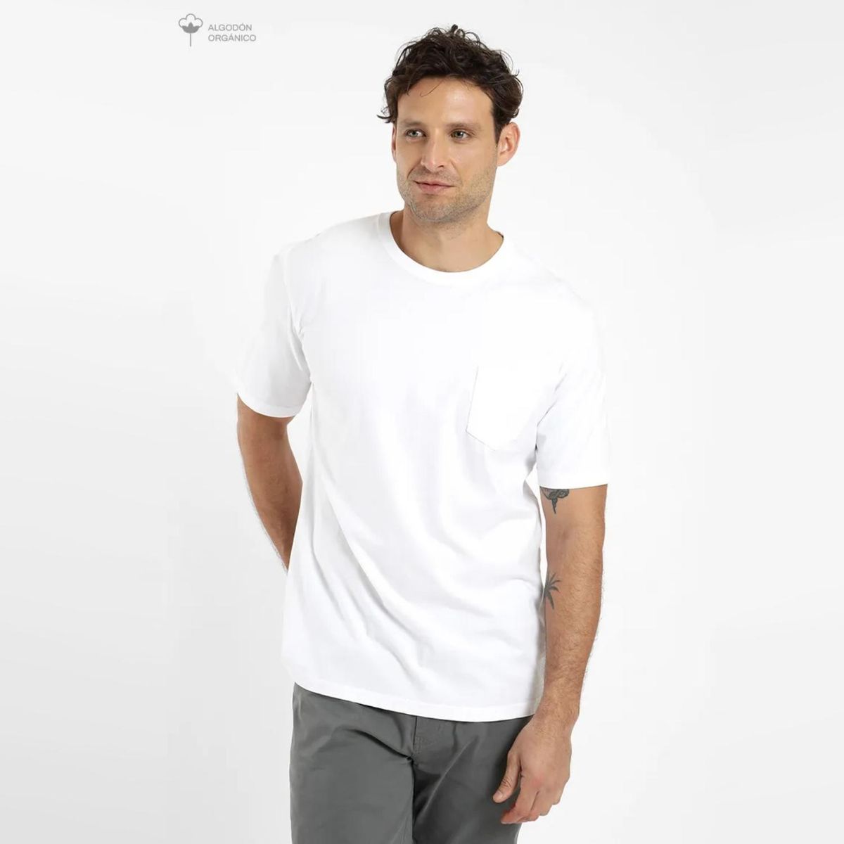 FROENS - Polera Manga Larga Algodón Orgánico Hombre Froens