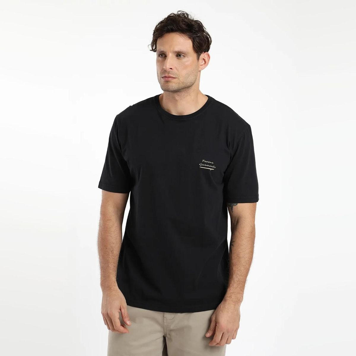 FROENS - Polera Manga Larga Algodón Orgánico Hombre Froens