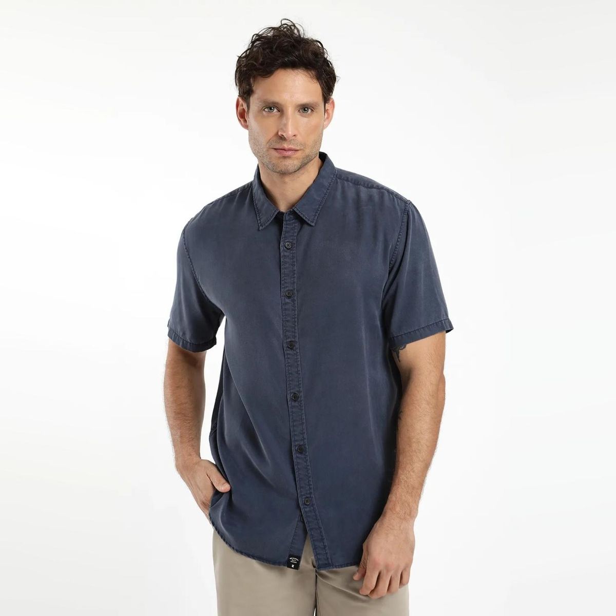 FROENS - Camisa De Vestir Manga Corta Hombre Froens