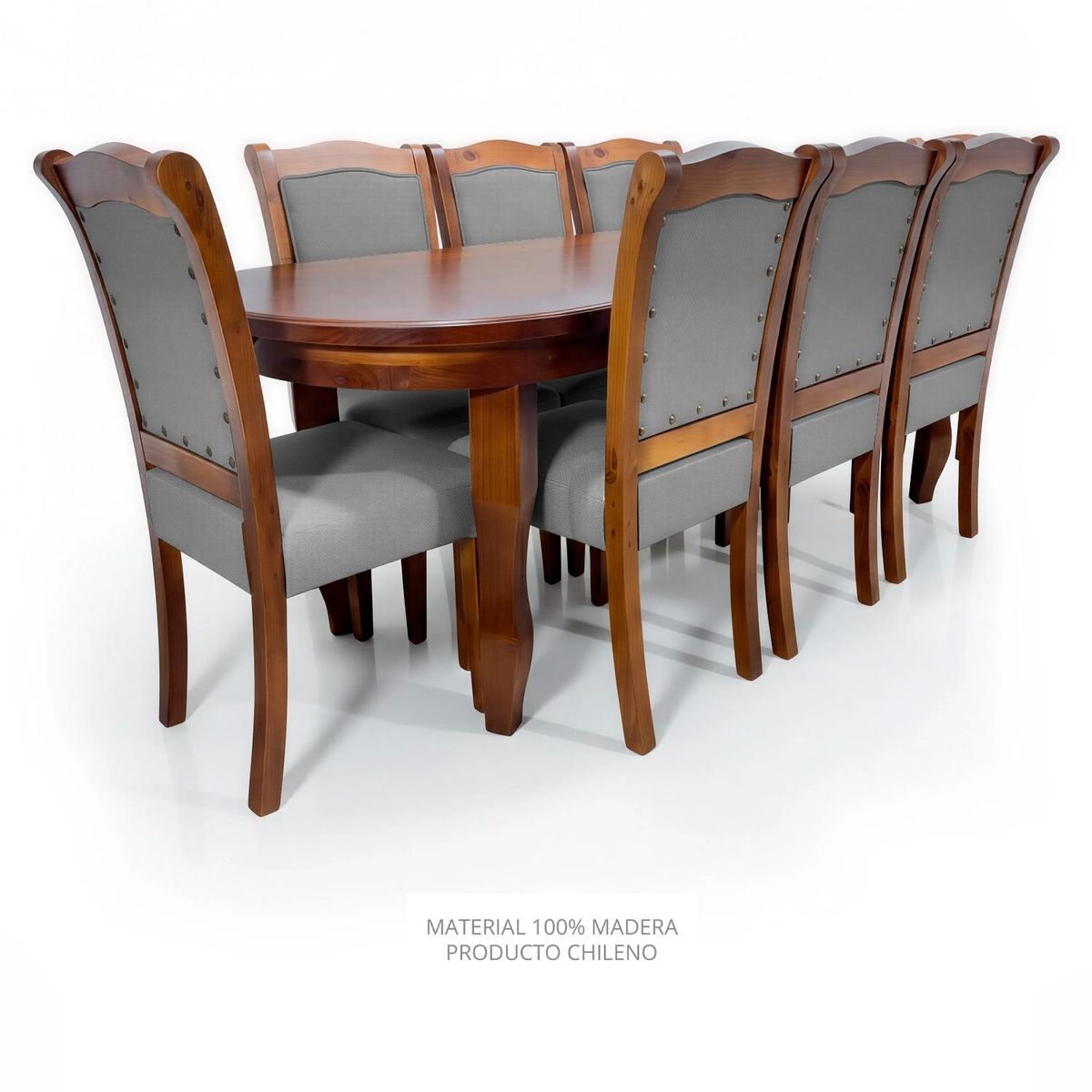 LIVING FACTORY - Juego De Comedor Lisboa 8 Sillas Living Factory