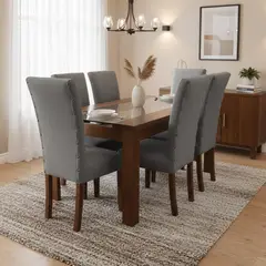 LIVING MARKET - Juego De Comedor Dalia 6 Sillas Living Factory