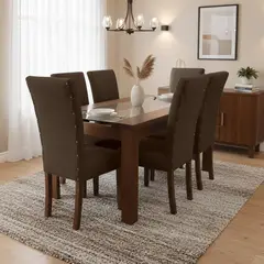 LIVING FACTORY - Juego De Comedor Dalia 6 Sillas