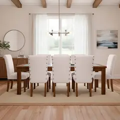 LIVING FACTORY - Juego De Comedor Dalia 8 Sillas