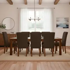 LIVING FACTORY - Juego De Comedor Dalia 8 Sillas