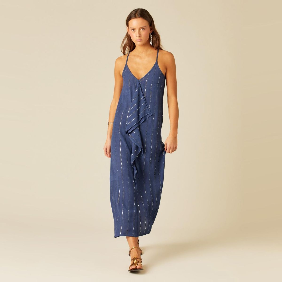 NICOLI - Vestido Lentejuelas Mujer Nicoli