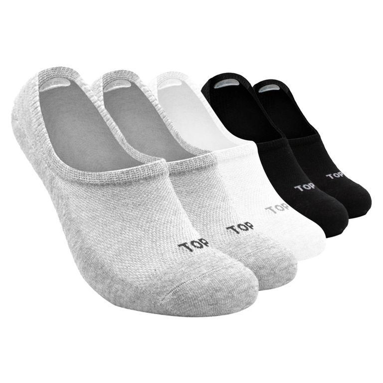 Pack de 5 Calcetines Deportivos Invisible Algodón Hombre