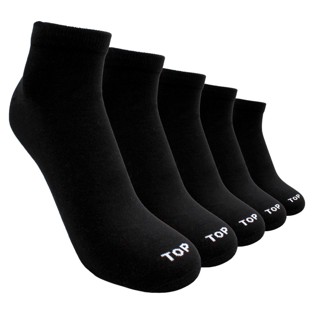 TOP - Pack de 5 Calcetines Cortos Algodón Hombre Top
