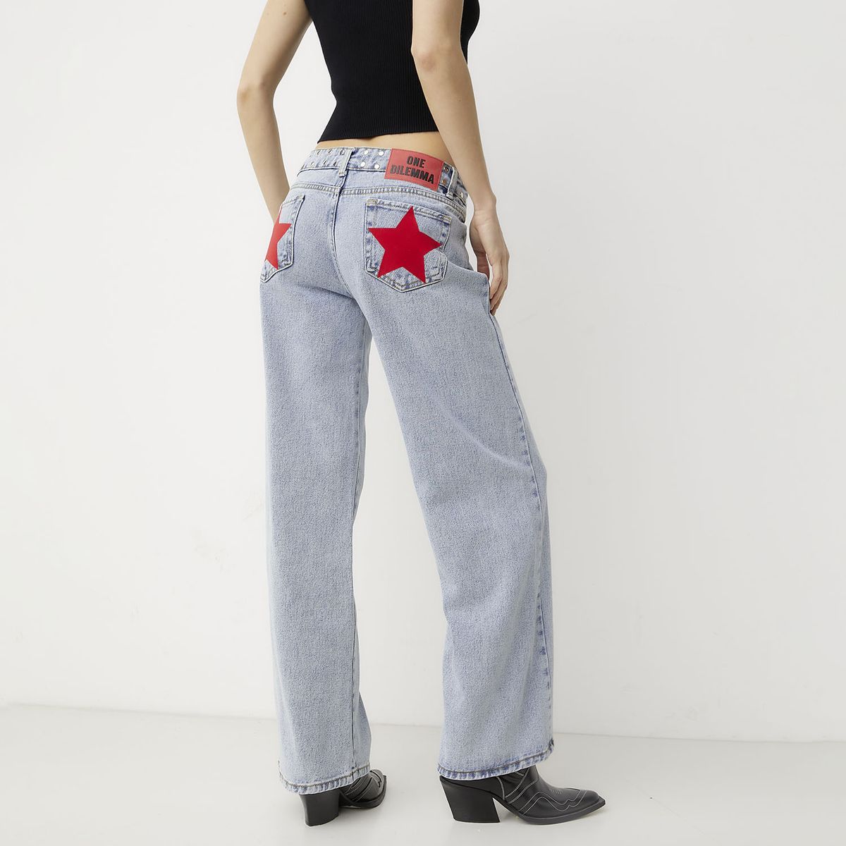 ONE DILEMMA - eans Red Star Tiro Bajo Mujer One Dilemma
