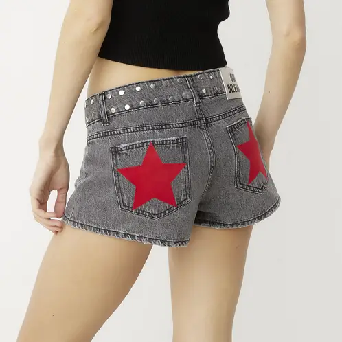 ONE DILEMMA - Mini Short Tiro Bajo Mujer