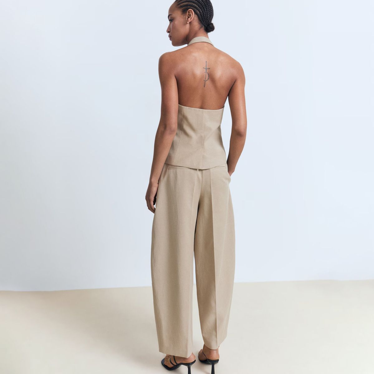 MANGO - Pantalón Balloon Mujer Mango