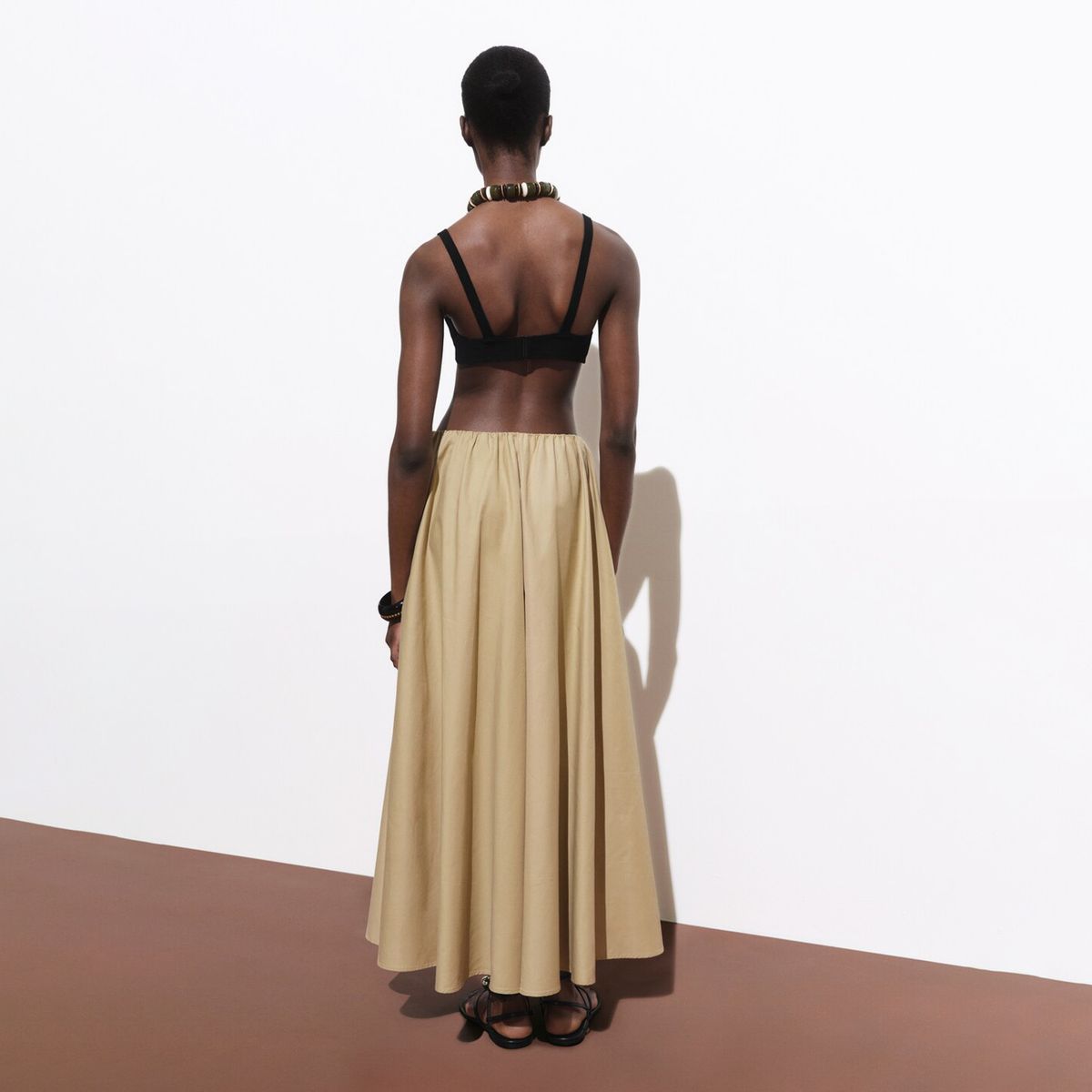 MANGO - Falda Algodón Evasé Mujer Mango