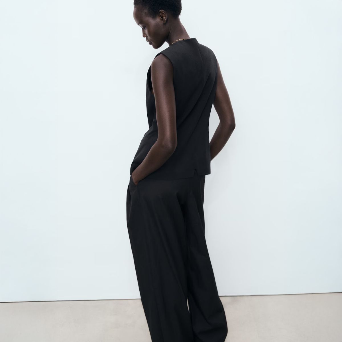 MANGO - Blazer Traje Botones Mujer Mango