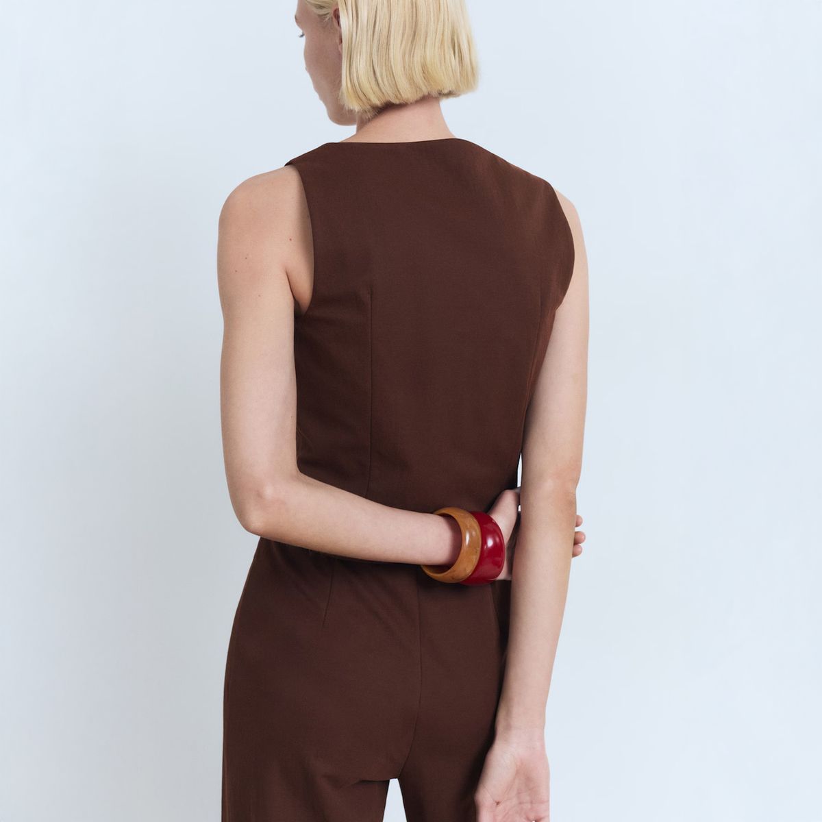 MANGO - Polera Algodón Botones Mujer Mango