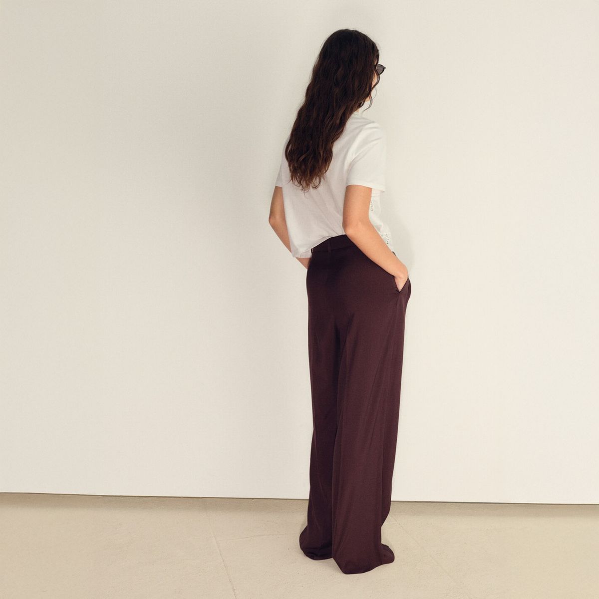 MANGO - Polera Detalles Bordados Mujer Mango