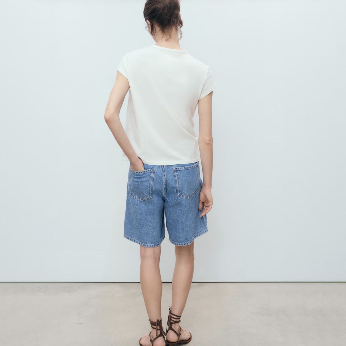 MANGO - Polera Algodón Estampada Mujer Mango