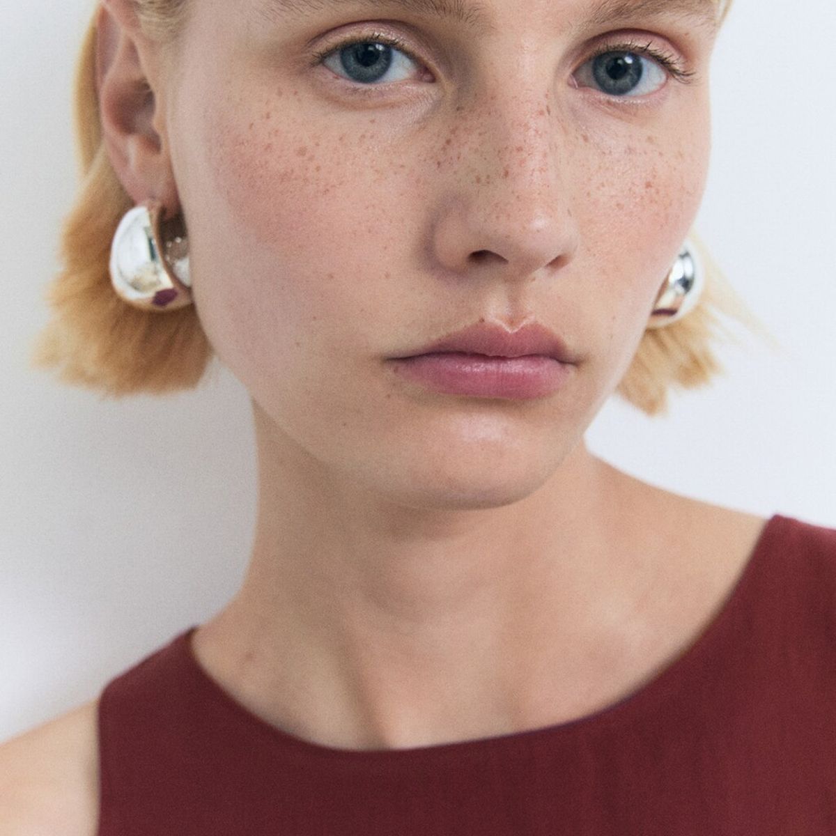 MANGO - Blusa Halter Entallada Mujer Mango