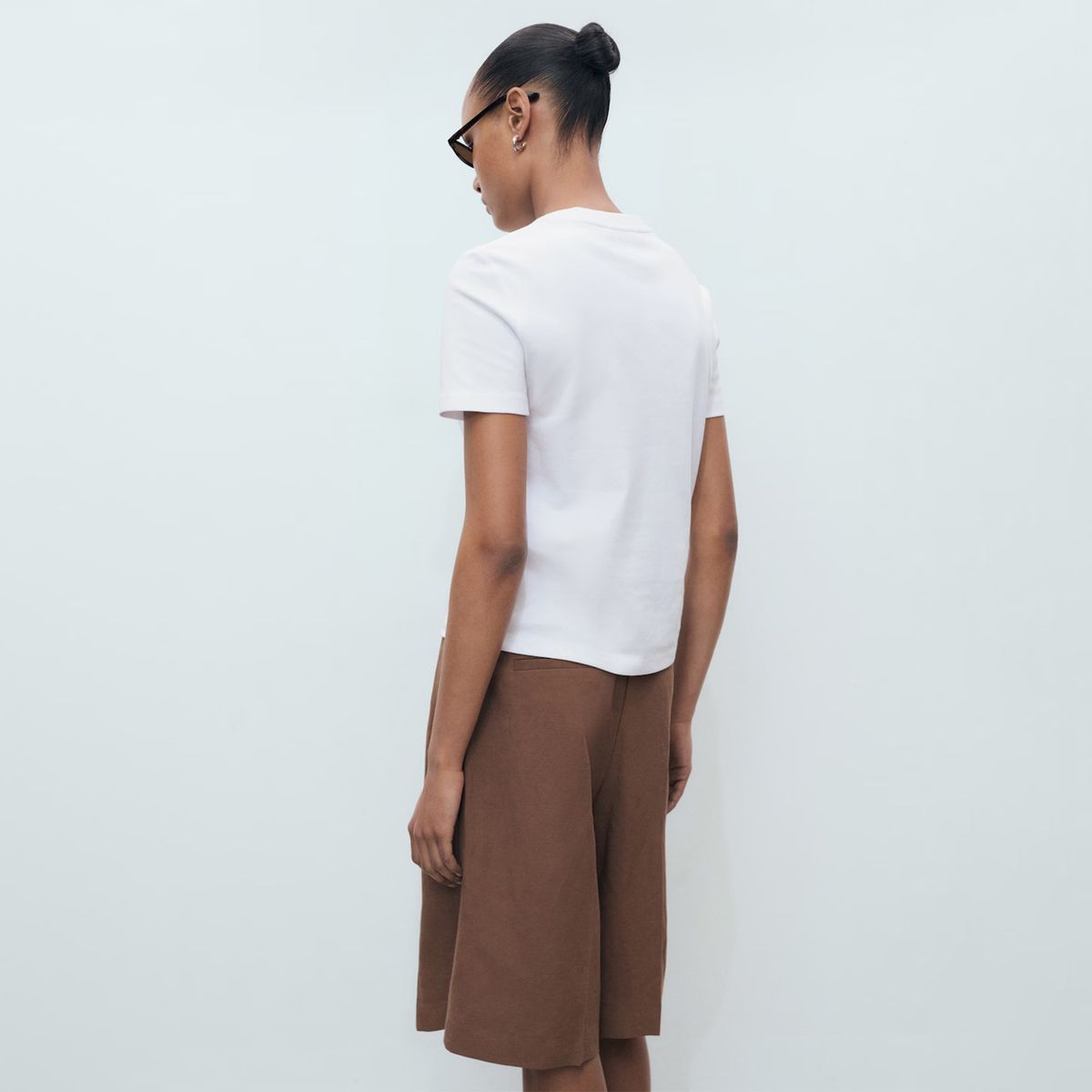 MANGO - Polera Algodón Manga Corta Mujer Mango