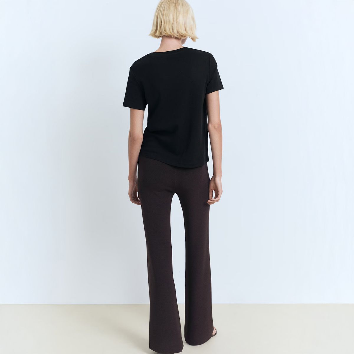 MANGO - Polera Algodón Manga Corta Mujer Mango