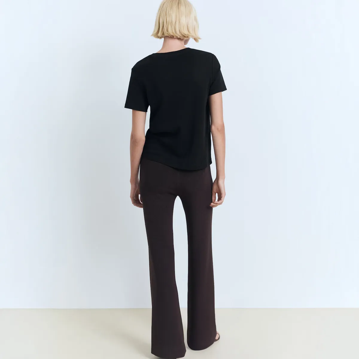 MANGO - Polera Algodón Manga Corta Mujer Mango