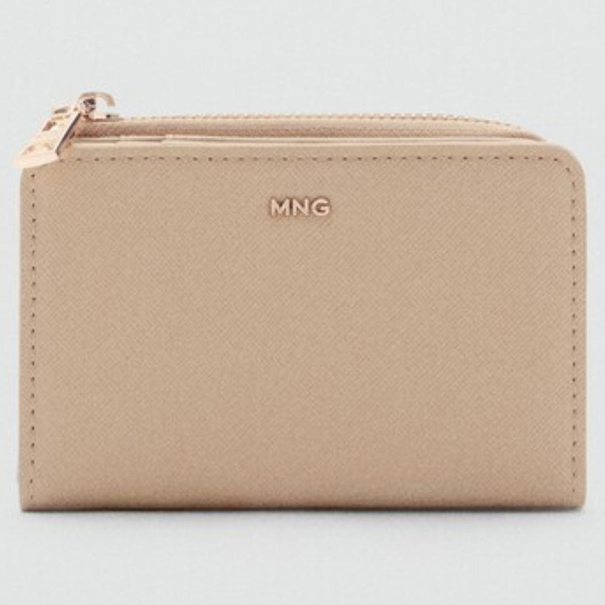 MANGO - Billetera Efecto Safiano Solapa Mujer Mango