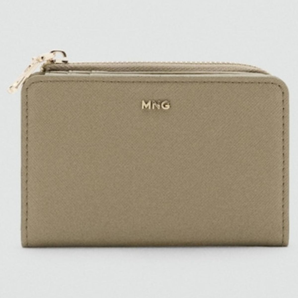 MANGO - Billetera Efecto Safiano Solapa Mujer Mango